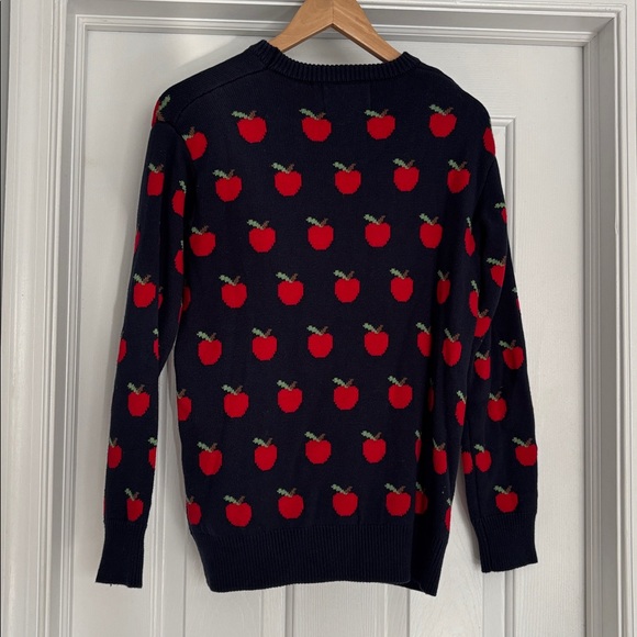 Kiel James Patrick Navy Apple Picking Crewneck Sweater - Picture 5 of 7